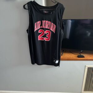 Jordan Black and Red Tank Top